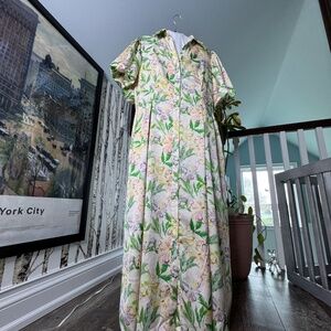 MELLODAY Collared Dress with Puff Sleeves with pockets